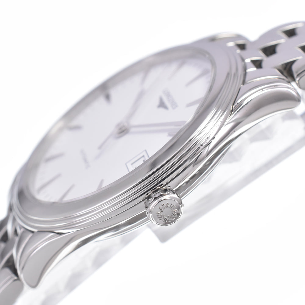 with paper LONGINES Flagship L4.774.4.12.6 Date white Dial Automatic Men's
 Watch M#148375