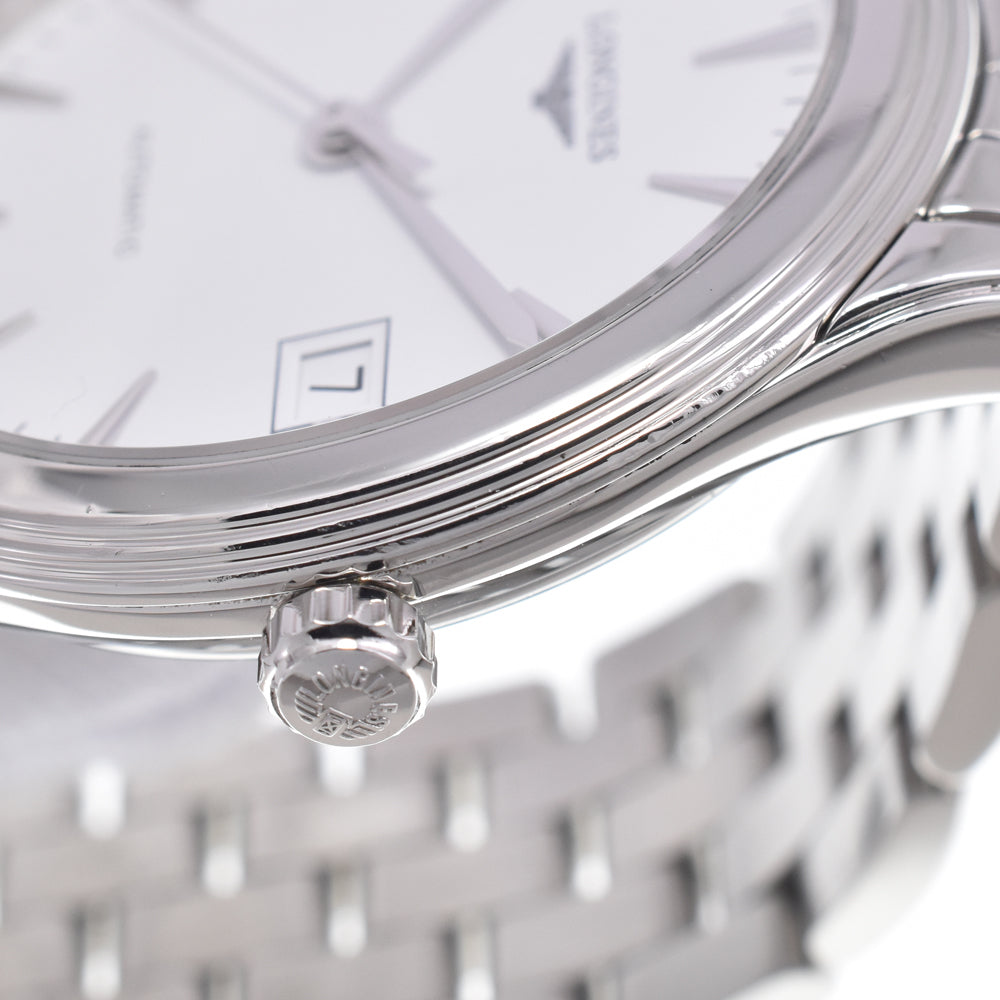 with paper LONGINES Flagship L4.774.4.12.6 Date white Dial Automatic Men's
 Watch M#148375