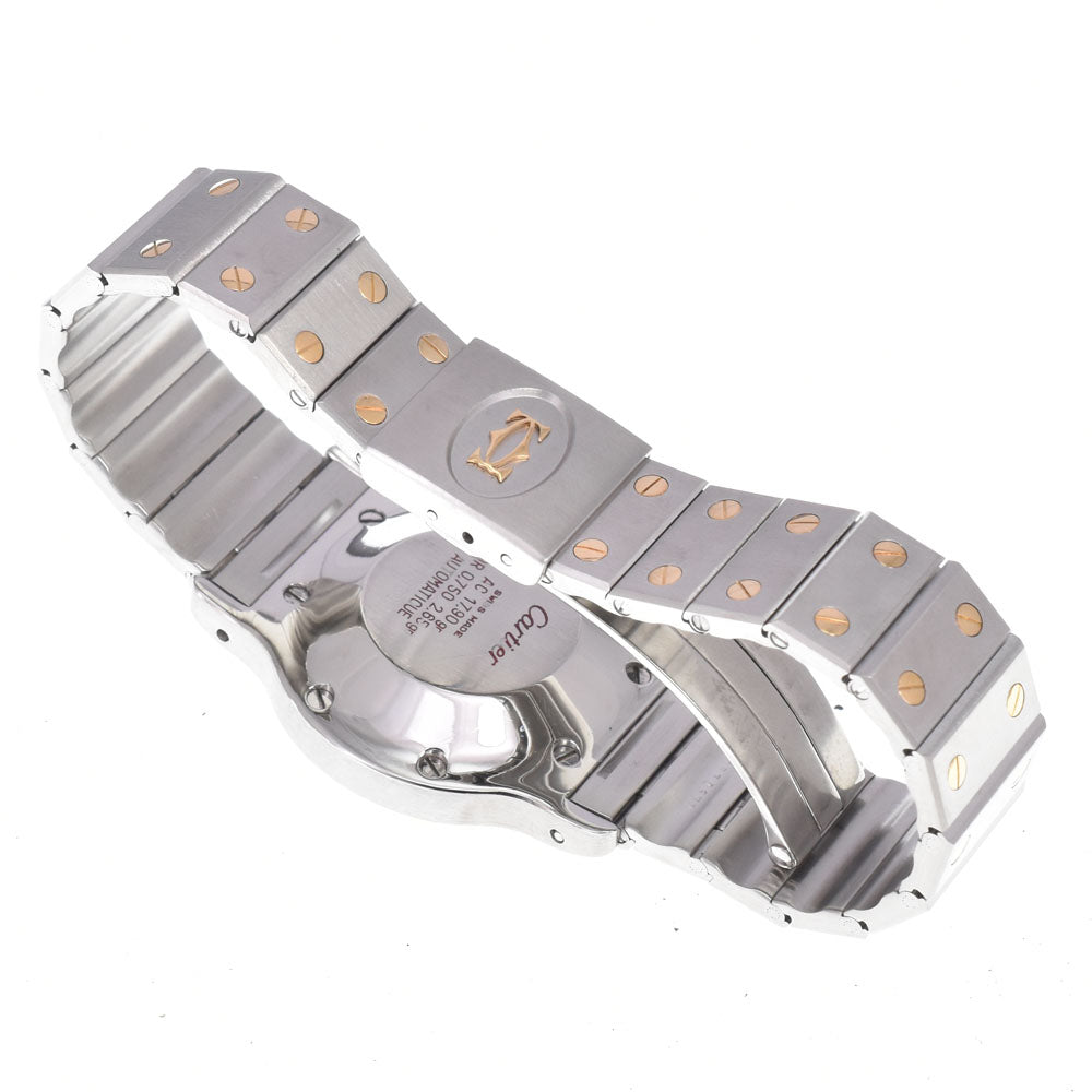 CARTIER Santos Octagon LM 81037288 Silver / Gold Dial Automatic Unisex
 Watch G#148376