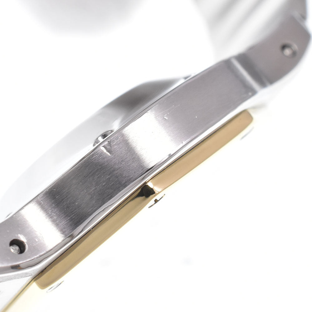 CARTIER Santos Octagon LM 81037288 Silver / Gold Dial Automatic Unisex
 Watch G#148376