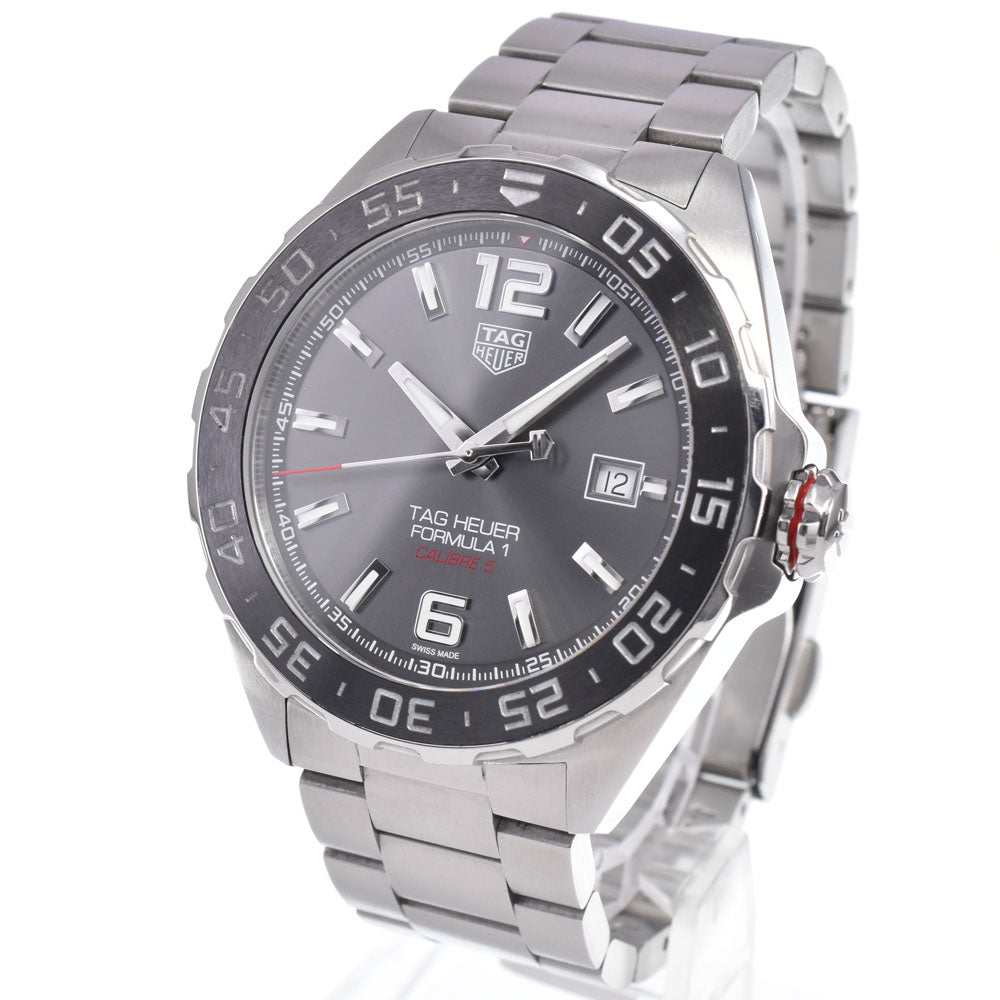 with paper TAG HEUER Formula 1 WAZ2011.BA0842 Date gray Dial Automatic Men's
 Watch N#148377