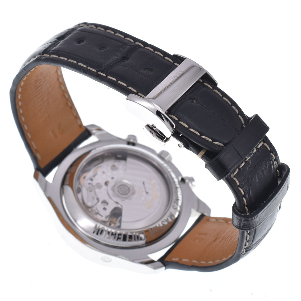 LONGINES Master collection L2.673.4.78.3 Triple calendar chronograph moonface Silver Dial Automatic Men's
 Watch L#148378