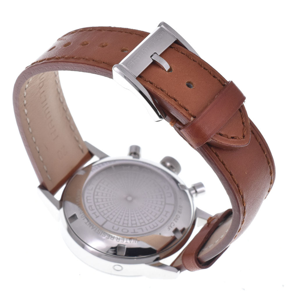 with paper HAMILTON Intramatic H384160 Chronograph Date Blue gray Dial Automatic Men's
 Watch L#148379