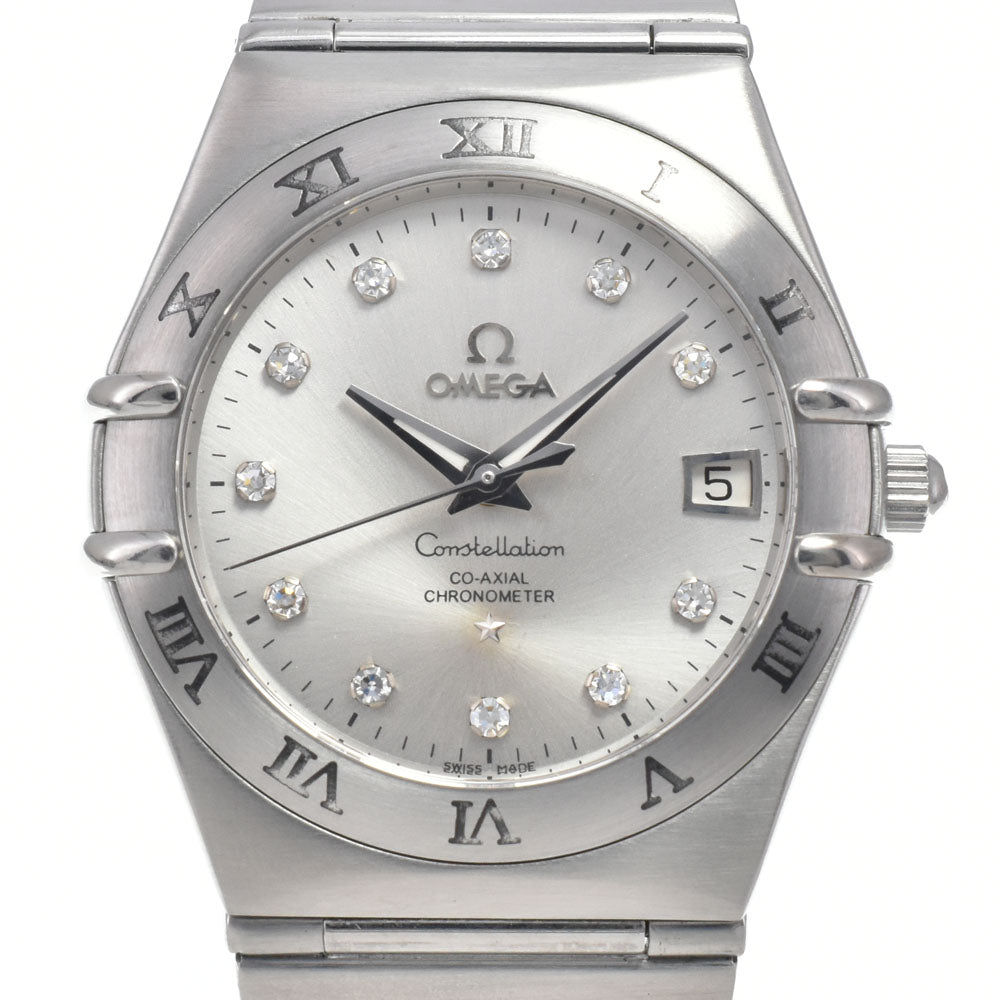 with paper OMEGA Constellation 111.10.36.20.52.001 11P Diamond Silver Dial Automatic Men's
 Watch L#148380