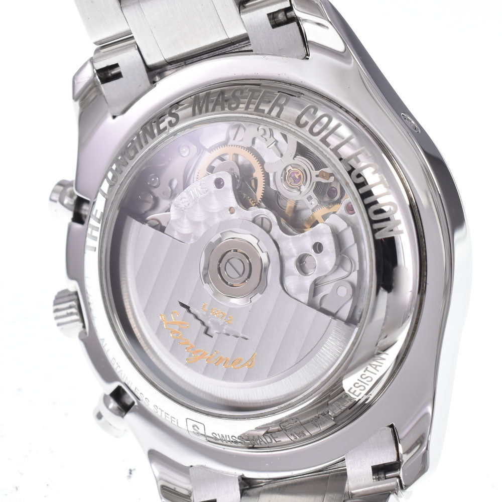with paper LONGINES Master collection L2.673.4.51.6 Moon face black Dial Automatic Men's
 Watch O#148383