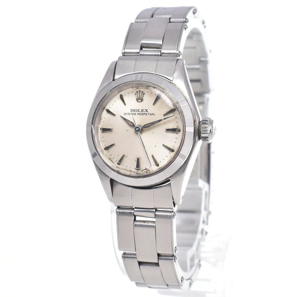 ROLEX Oyster perpetual 6623 vintage Cal.1160 Silver Dial Automatic Ladies
 Watch N#148387