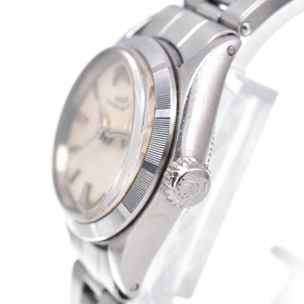ROLEX Oyster perpetual 6623 vintage Cal.1160 Silver Dial Automatic Ladies
 Watch N#148387