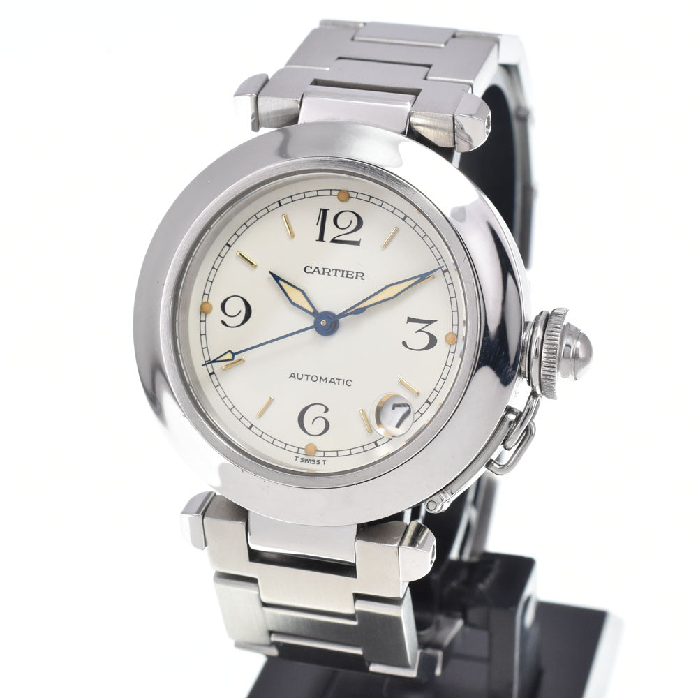 CARTIER Pasha C W31015M7 Date Silver Dial Automatic Unisex
 Watch M#148389
