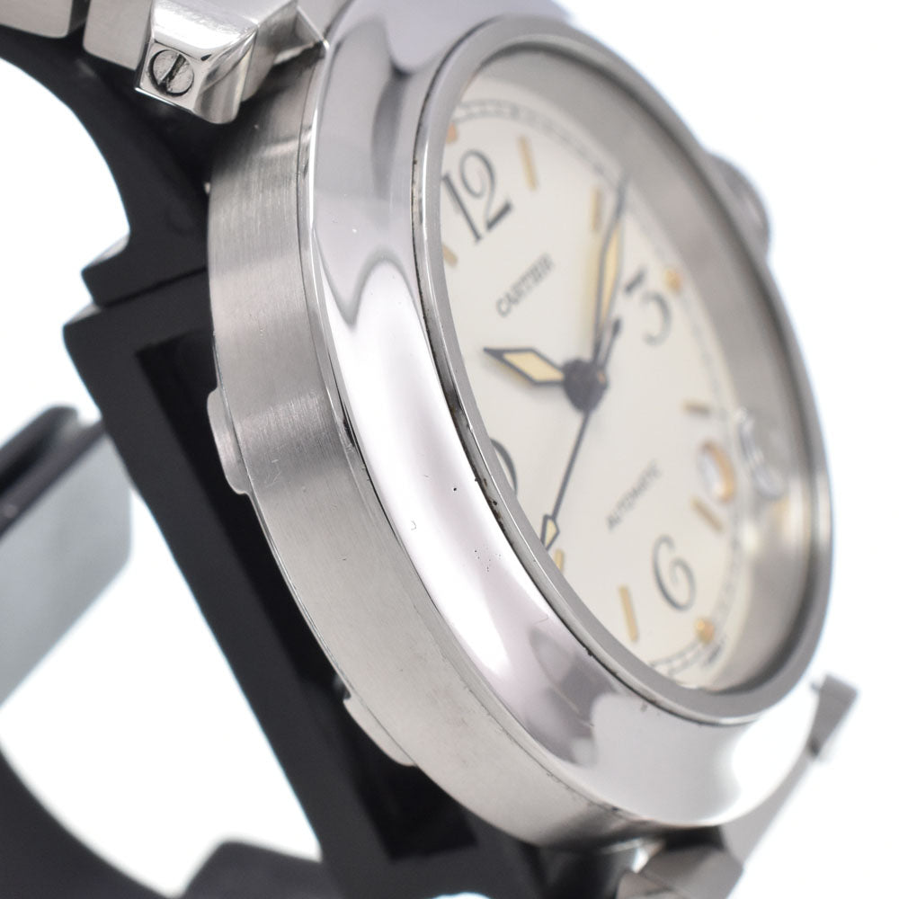 CARTIER Pasha C W31015M7 Date Silver Dial Automatic Unisex
 Watch M#148389
