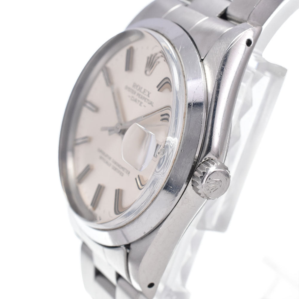 ROLEX Oyster perpetual date 15000 vintage Cal.3035 Silver Dial Automatic Men's
 Watch N#148390
