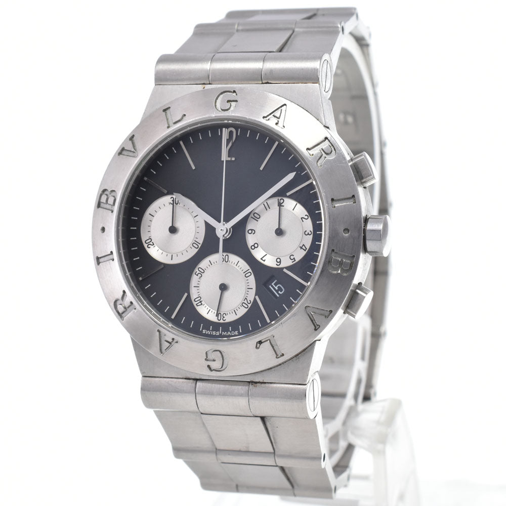 BVLGARI Diagono Sports CH35S Chronograph black Dial Quartz Men's
 Watch M#148391