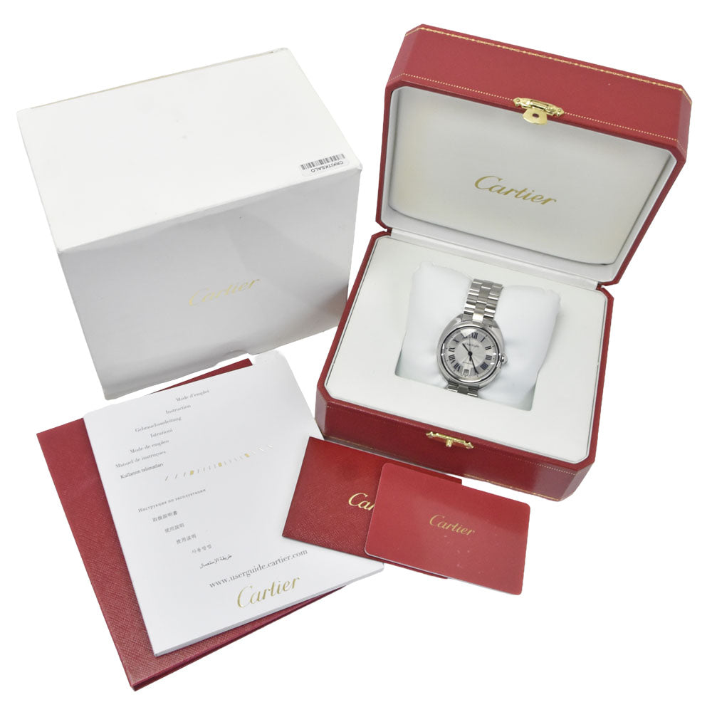 with paper CARTIER Credu Cartier WSCL0006 Silver Dial Automatic Ladies
 Watch P#148394