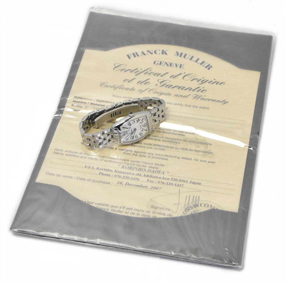 FRANCK MULLER Tonookabex 1752QZ Silver Dial Quartz Ladies
 Watch R#148395