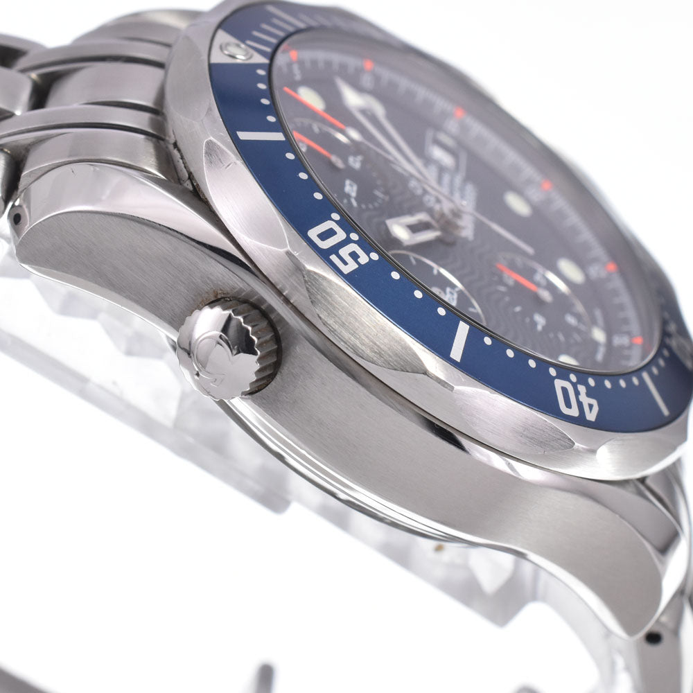 with paper OMEGA Seamaster 2599.80 Chronograph blue Dial Automatic Men's
 Watch M#148396