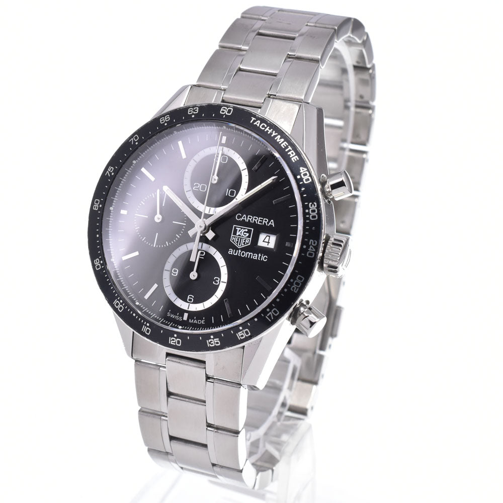 with paper TAG HEUER Carrera CV2010.BA0794 Chronograph black Dial Automatic Men's
 Watch M#148399