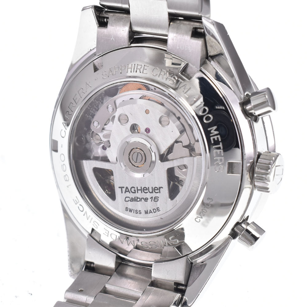with paper TAG HEUER Carrera CV2010.BA0794 Chronograph black Dial Automatic Men's
 Watch M#148399