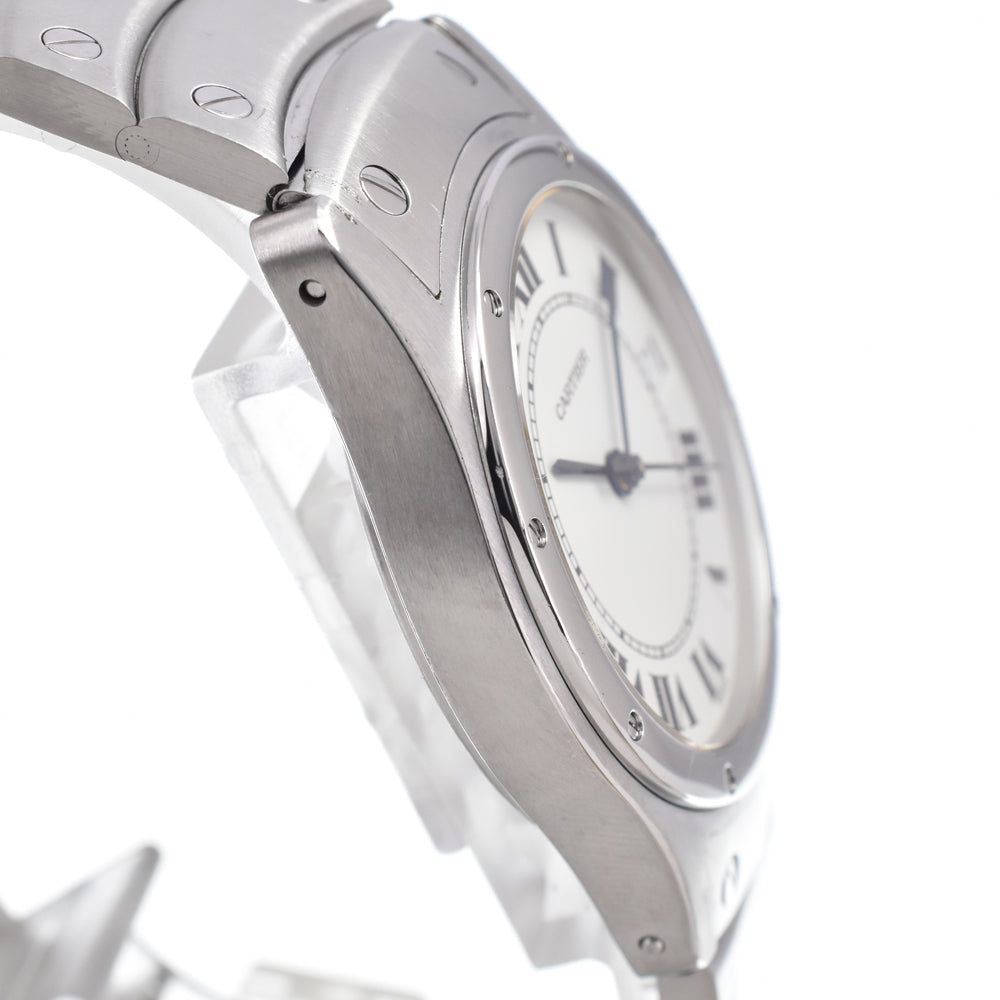 CARTIER Santo Cougar W20026K1 Date Silver Dial Automatic Men's
 Watch R#148400