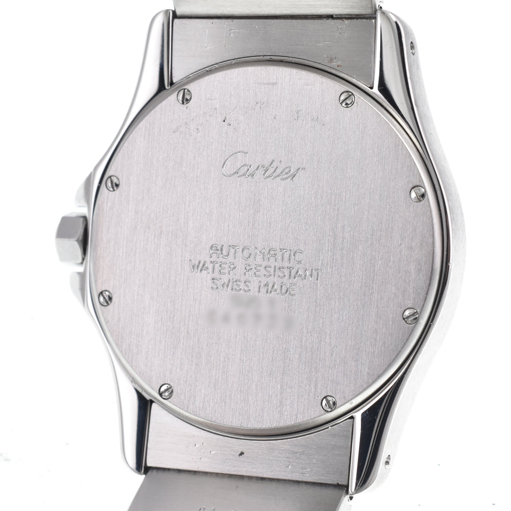 CARTIER Santo Cougar W20026K1 Date Silver Dial Automatic Men's
 Watch R#148400