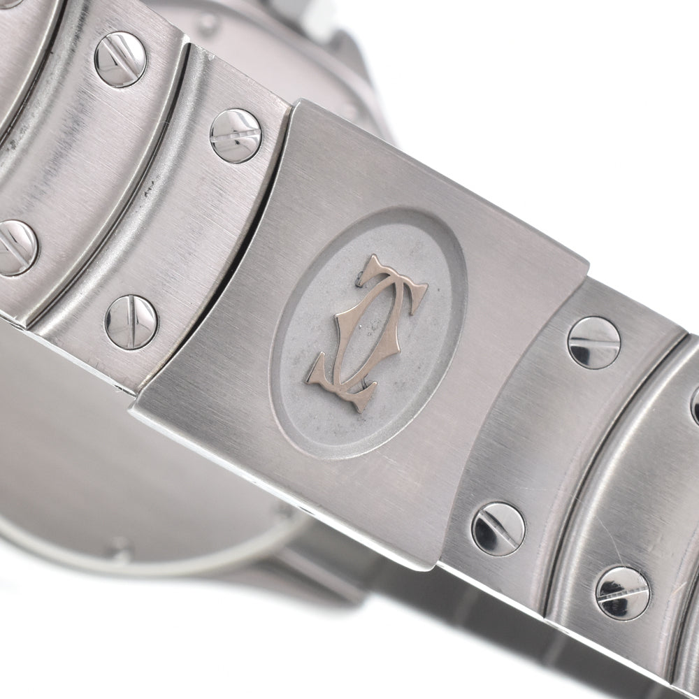 CARTIER Santo Cougar W20026K1 Date Silver Dial Automatic Men's
 Watch R#148400