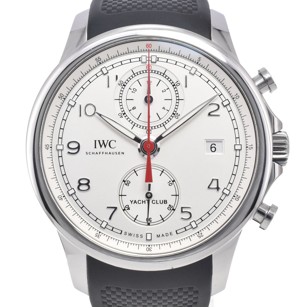 IWC SCHAFFHAUSEN Portugese Yacht Club IW390502 Chronograph Date Silver Dial Automatic Men's
 Watch M#148401