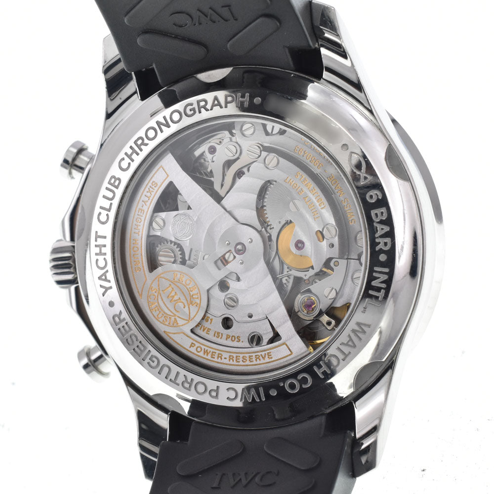 IWC SCHAFFHAUSEN Portugese Yacht Club IW390502 Chronograph Date Silver Dial Automatic Men's
 Watch M#148401