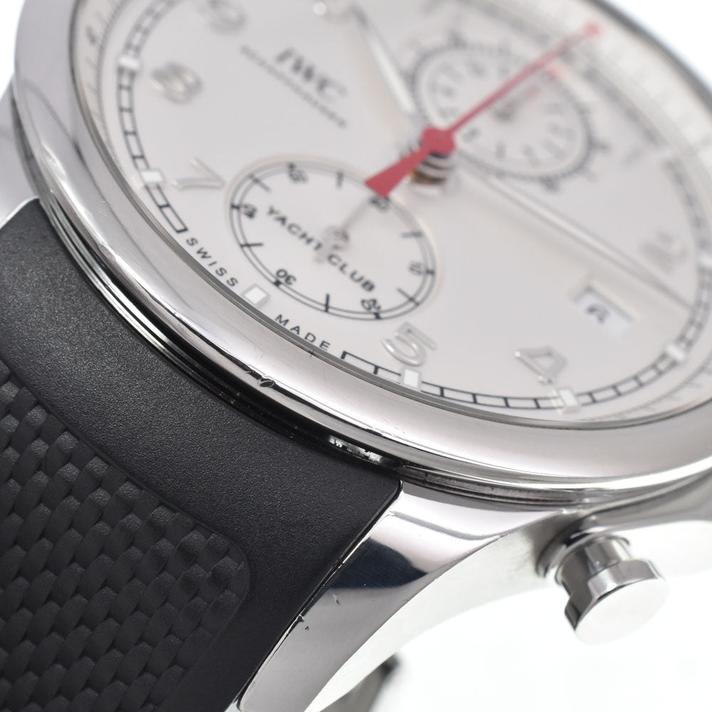 IWC SCHAFFHAUSEN Portugese Yacht Club IW390502 Chronograph Date Silver Dial Automatic Men's
 Watch M#148401