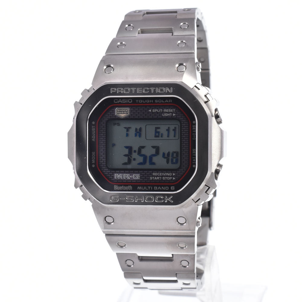 with paper CASIO G-SHOCK MRG-B5000D-1JR LCD / black Dial Radio Sync Solar Men's
 Watch M#148405