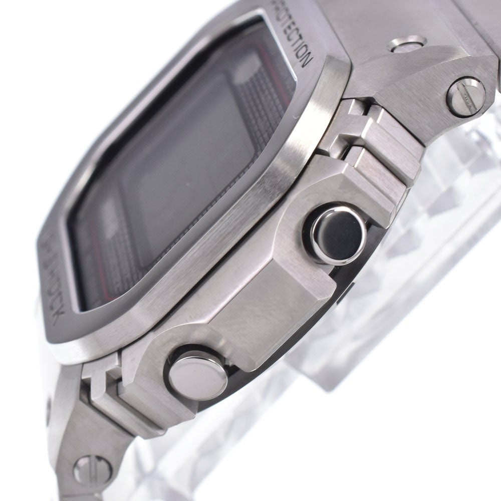 with paper CASIO G-SHOCK MRG-B5000D-1JR LCD / black Dial Radio Sync Solar Men's
 Watch M#148405