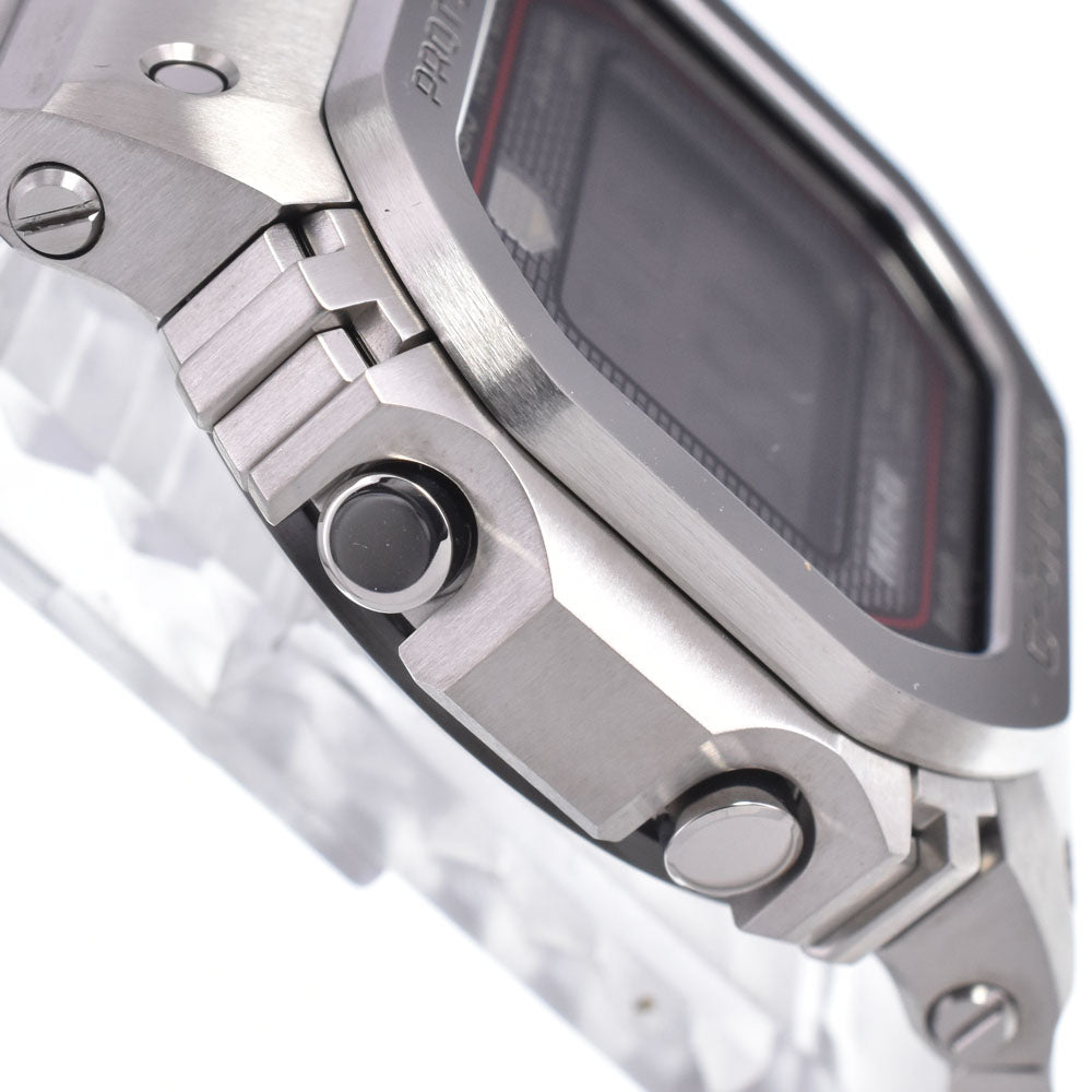 with paper CASIO G-SHOCK MRG-B5000D-1JR LCD / black Dial Radio Sync Solar Men's
 Watch M#148405