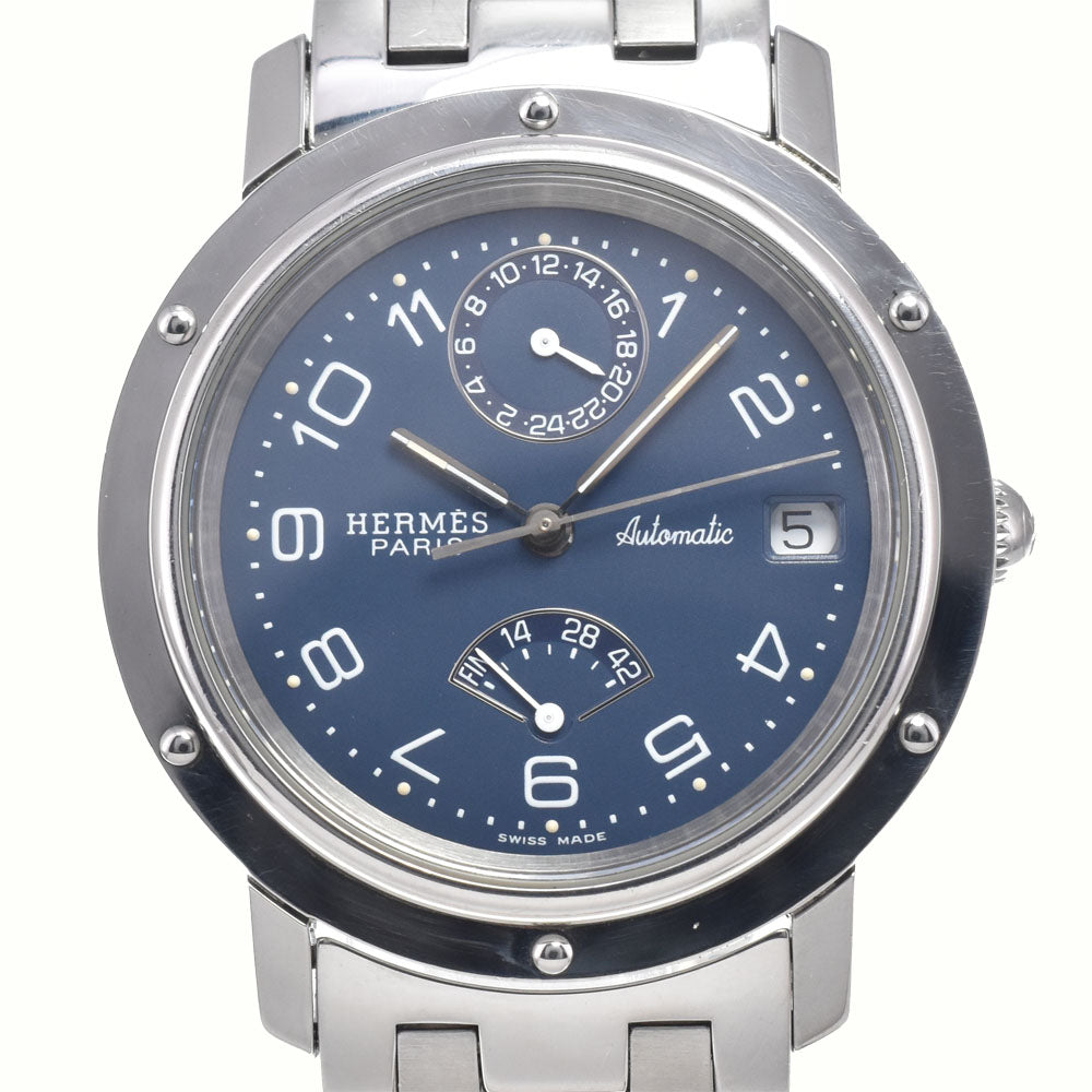 HERMES Clipper GMT CL5.710 Power reserve date blue Dial Automatic Men's
 Watch M#148406