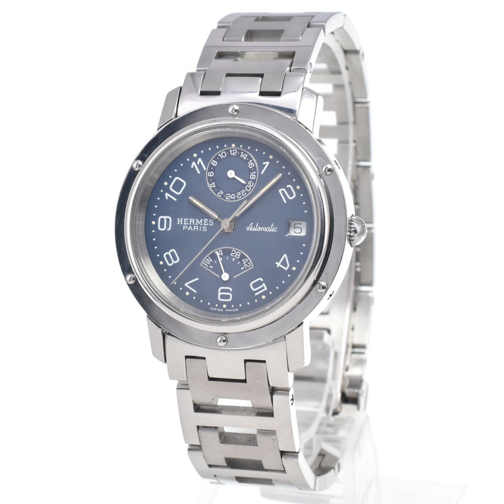 HERMES Clipper GMT CL5.710 Power reserve date blue Dial Automatic Men's
 Watch M#148406