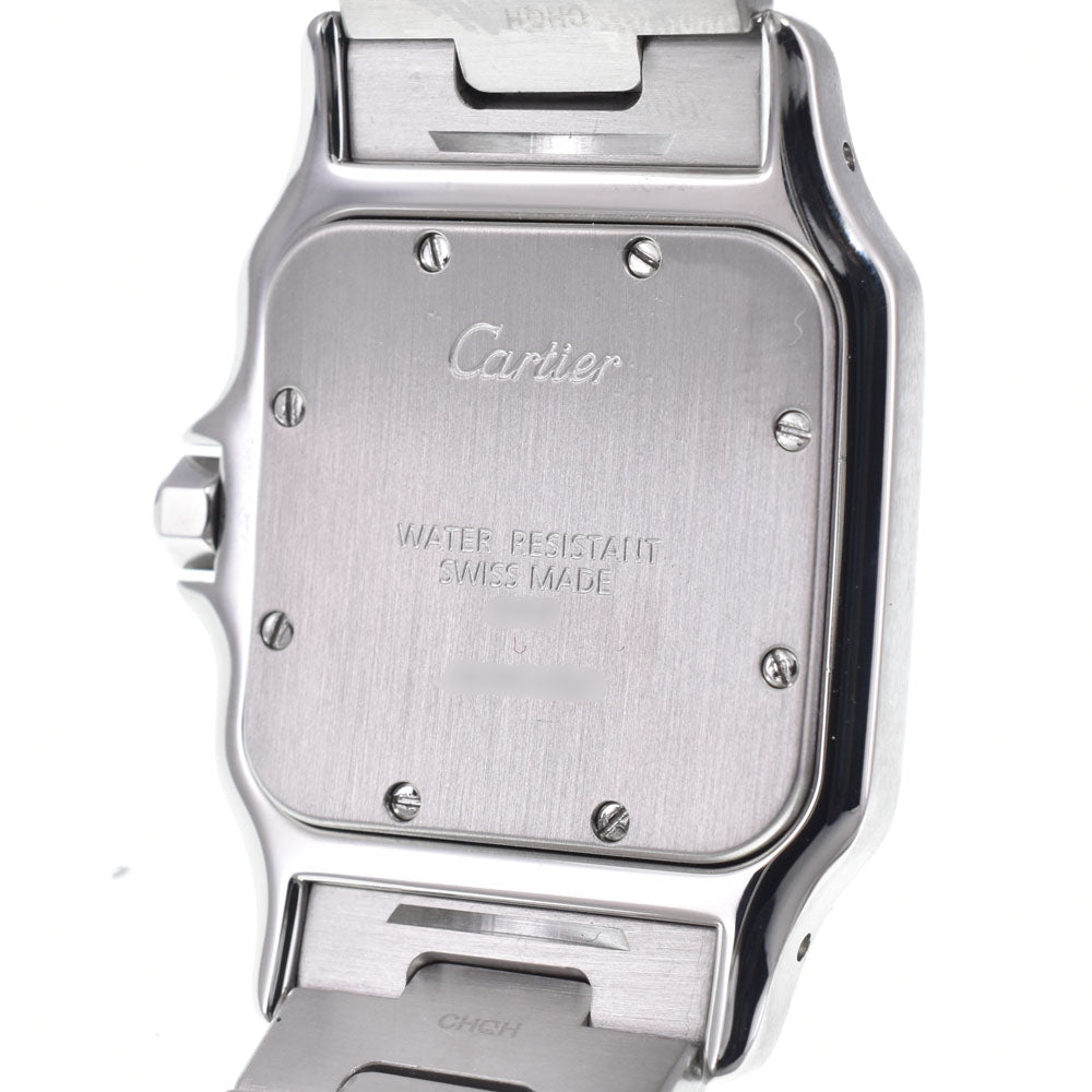 with paper CARTIER Santosgalbe LM W20060D6 Date beige Dial Quartz Men's
 Watch O#148412