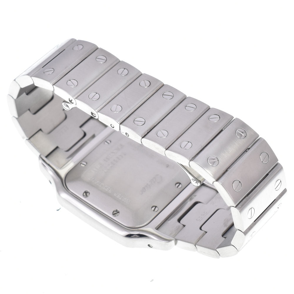 CARTIER Santosgalbe LM W20055D6 Date Silver Dial Automatic Men's
 Watch O#148415