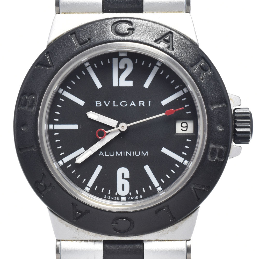 BVLGARI aluminum AL32TA Date black Dial Quartz Unisex
 Watch L#148418