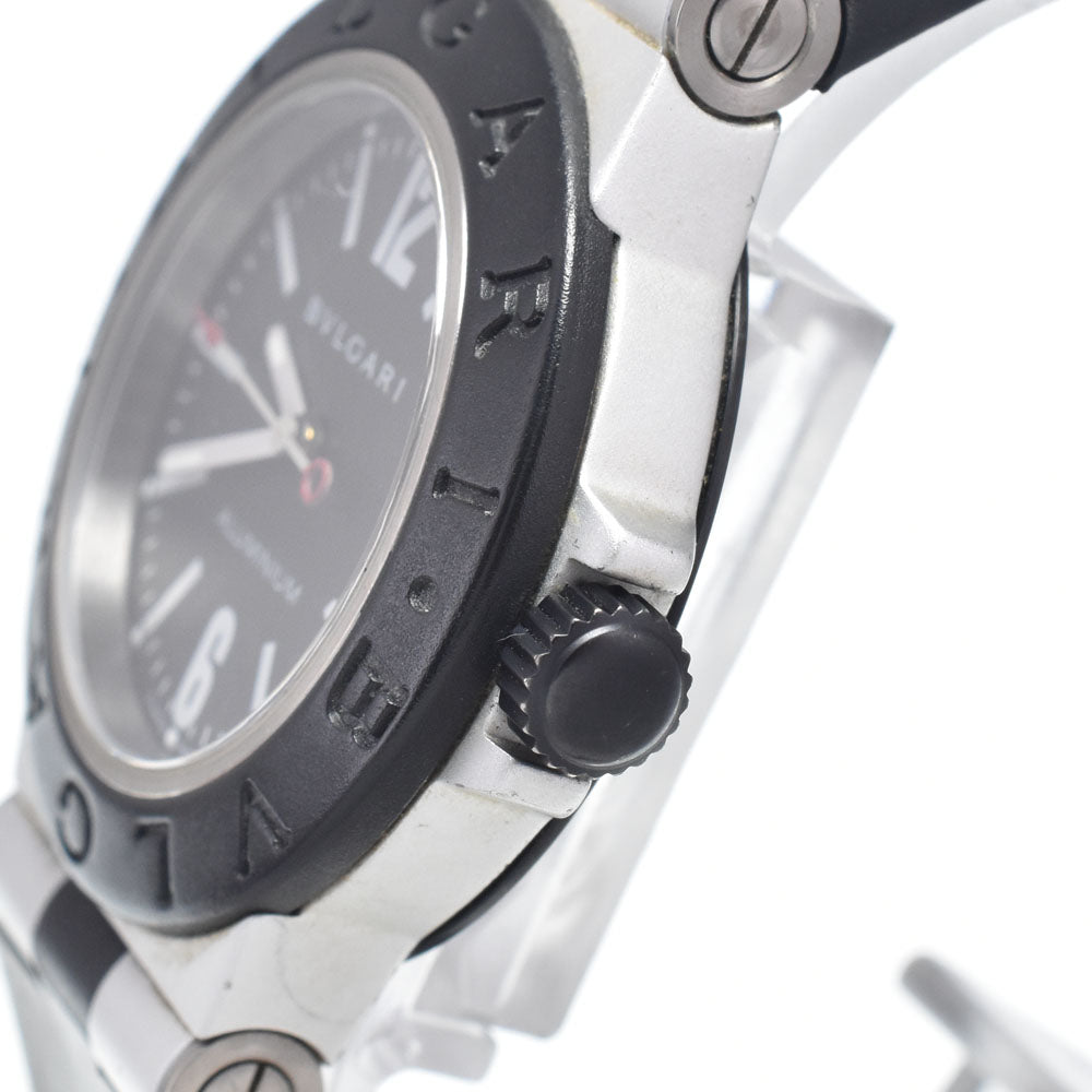 BVLGARI aluminum AL32TA Date black Dial Quartz Unisex
 Watch L#148418