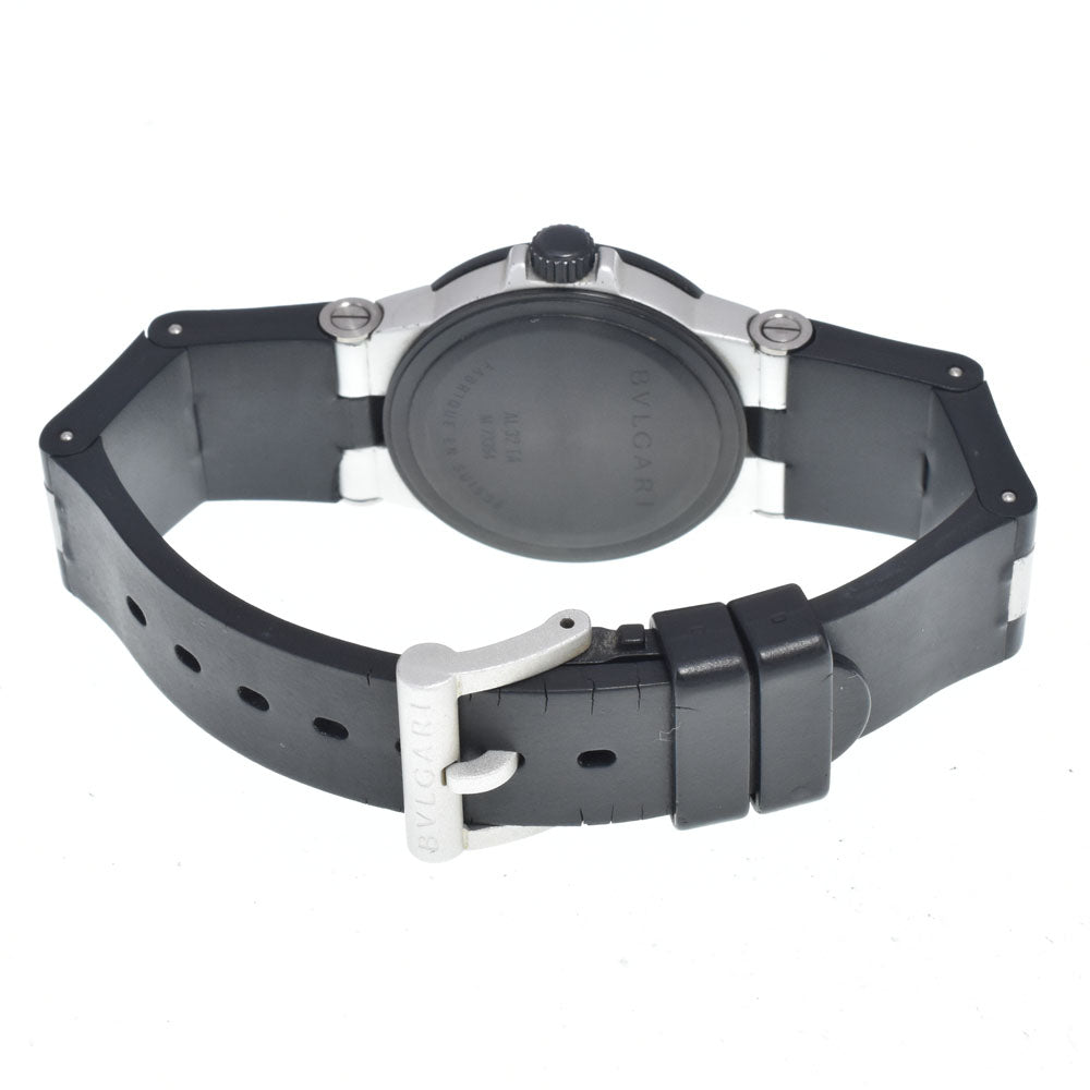 BVLGARI aluminum AL32TA Date black Dial Quartz Unisex
 Watch L#148418
