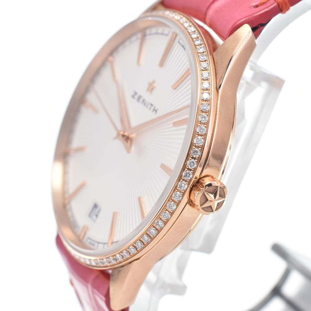 with paper ZENITH elite classic 22.3200.670/01.C831 Silver Dial Automatic Ladies
 Watch M#148420