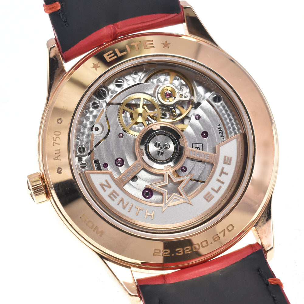 with paper ZENITH elite classic 22.3200.670/01.C831 Silver Dial Automatic Ladies
 Watch M#148420