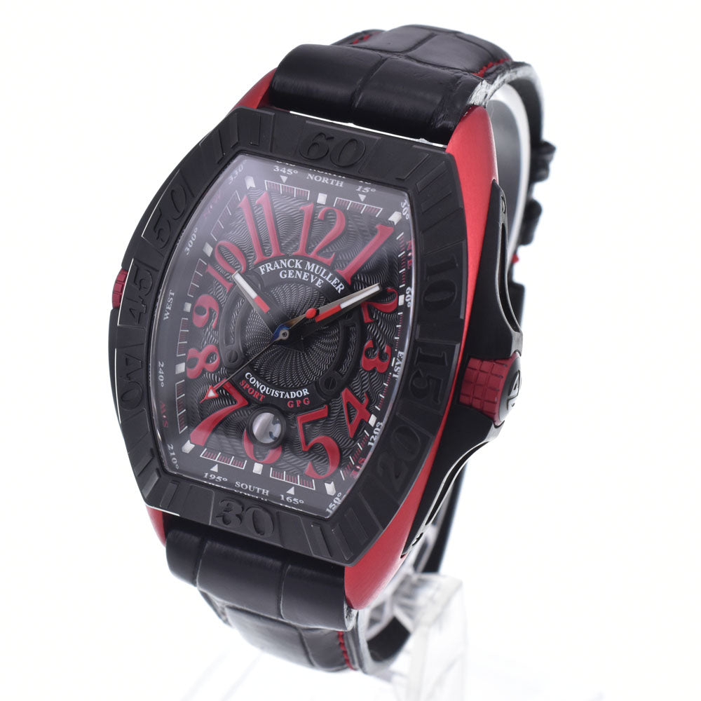 with paper FRANCK MULLER Conquistador Grand Prix 8900SCGP black Dial Automatic Men's
 Watch M#148421