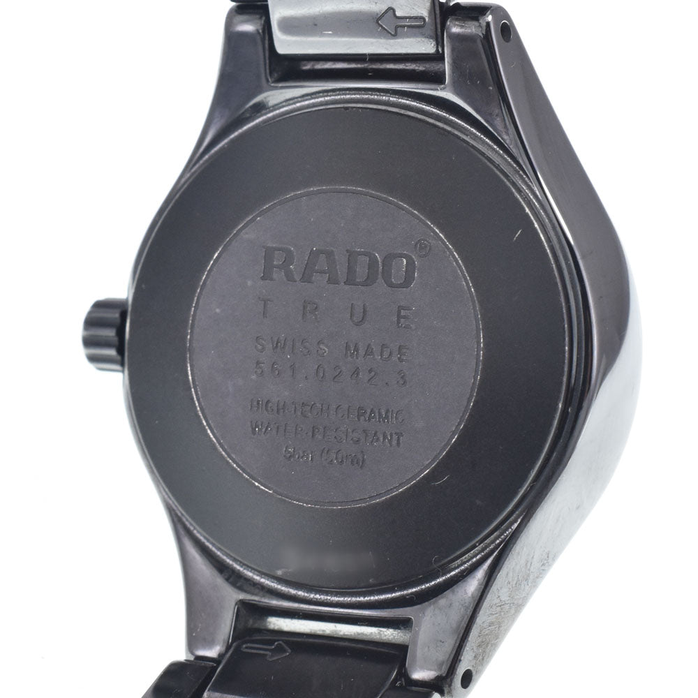 with paper RADO True 561.0242.3 Diamond date Blue shell Dial Quartz Ladies
 Watch M#148422