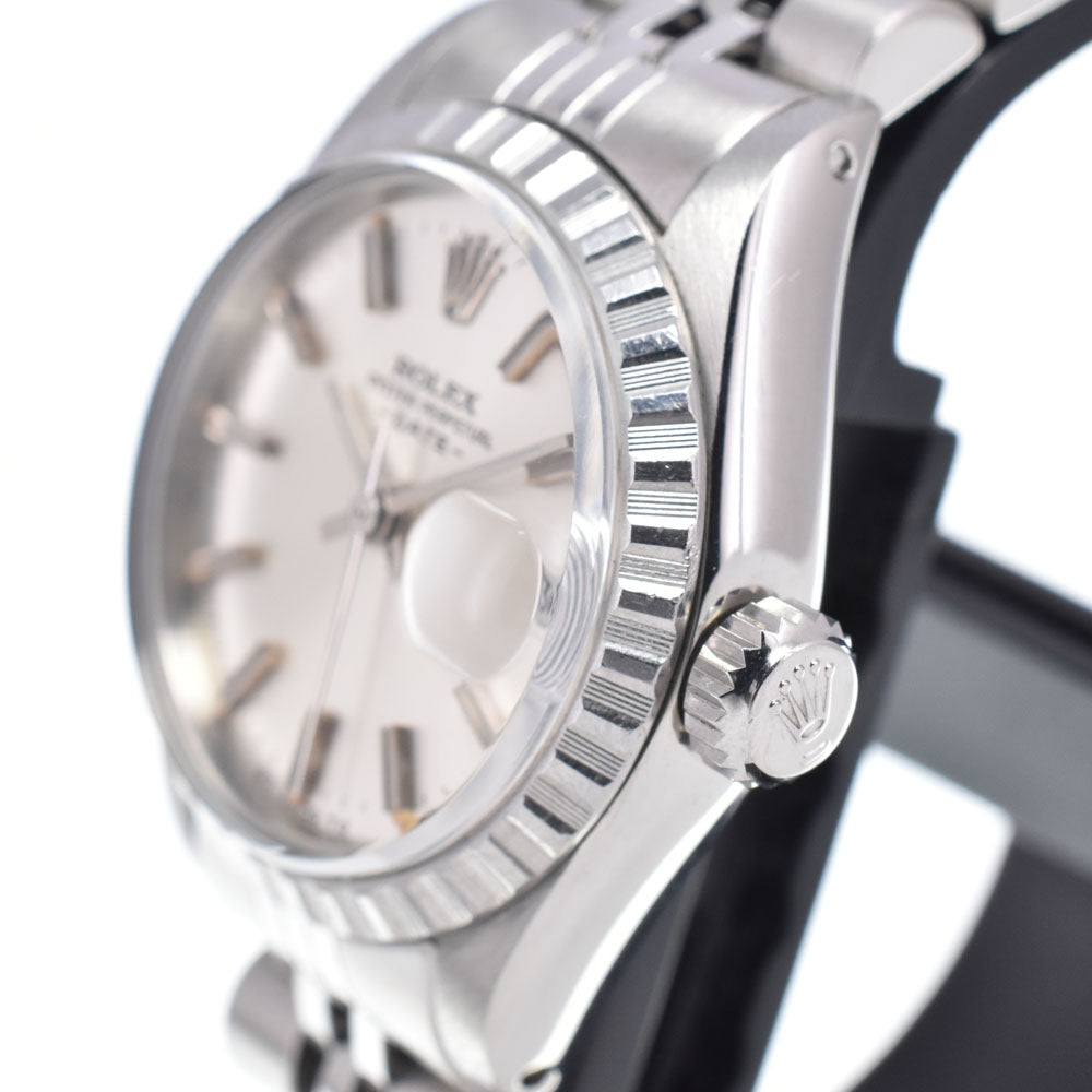 ROLEX Oyster perpetual date 6924 vintage Cal.2030 Sigma Dial Silver Dial Automatic Ladies
 Watch N#148429