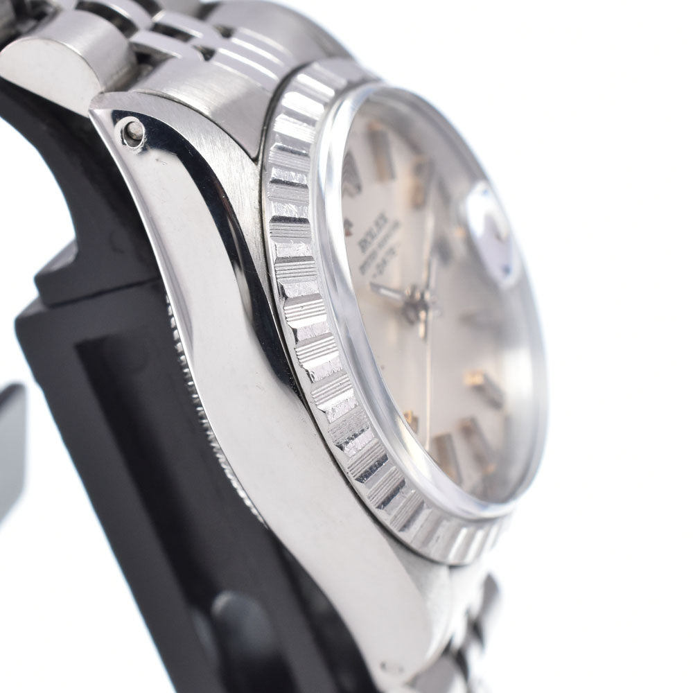 ROLEX Oyster perpetual date 6924 vintage Cal.2030 Sigma Dial Silver Dial Automatic Ladies
 Watch N#148429