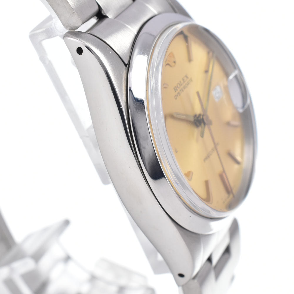ROLEX Oyster Date Precision 6694 vintage Cal.1225 gold Dial Hand Winding Men's
 Watch N#148436