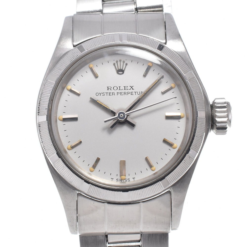 ROLEX Oyster perpetual 6723 Silver Dial Automatic Ladies
 Watch O#148437
