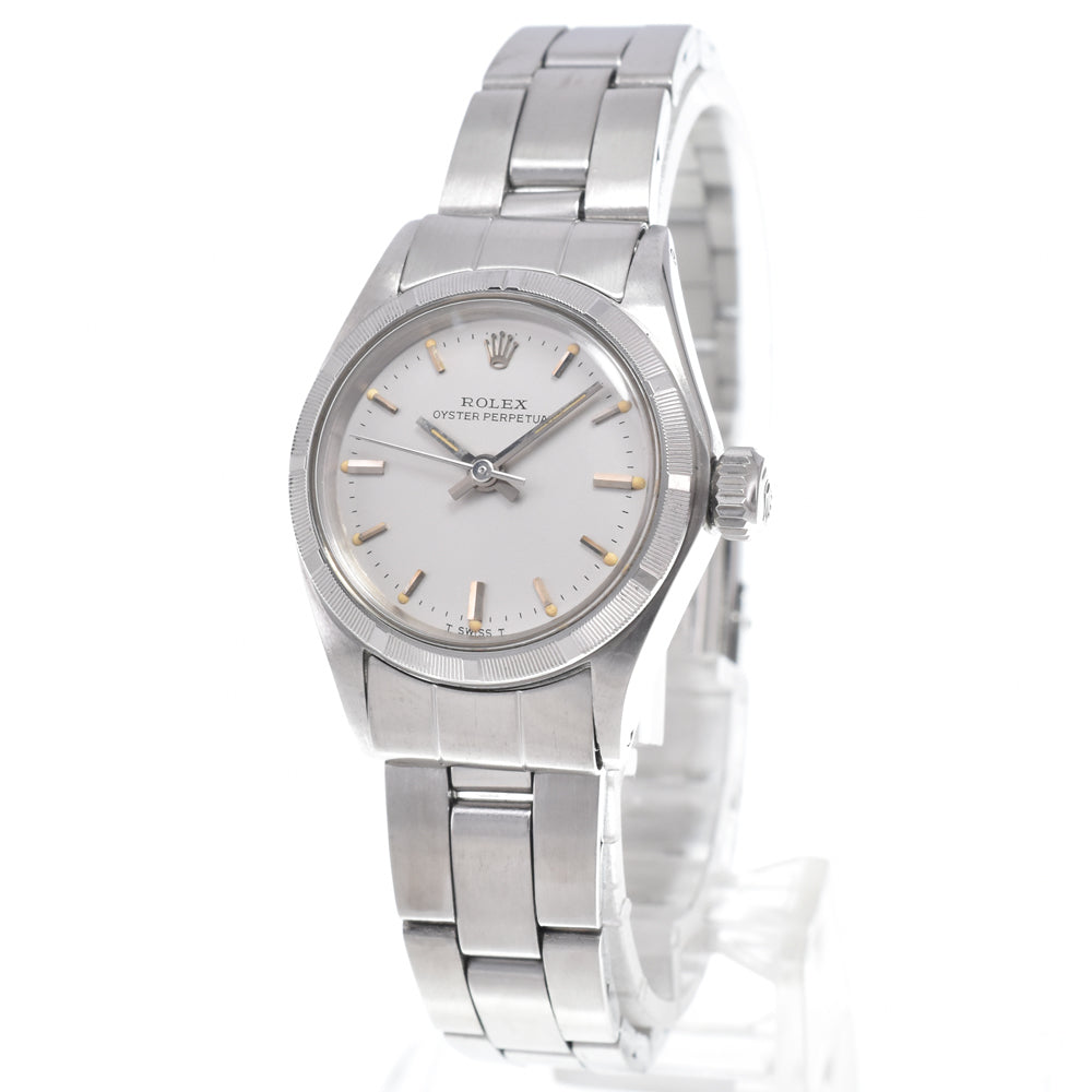 ROLEX Oyster perpetual 6723 Silver Dial Automatic Ladies
 Watch O#148437