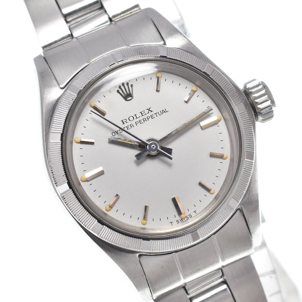 ROLEX Oyster perpetual 6723 Silver Dial Automatic Ladies
 Watch O#148437