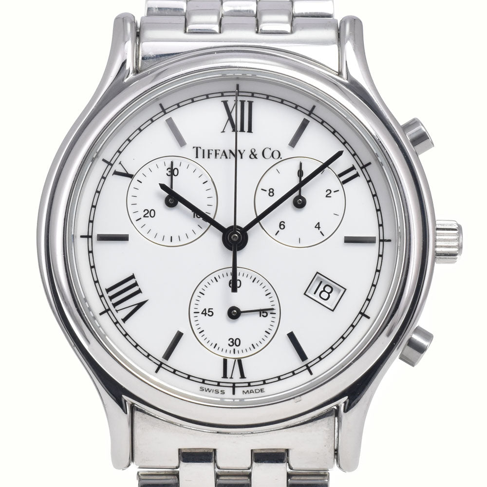 TIFFANY&Co. Classic chronograph Date Chronograph white Dial Quartz Ladies
 Watch M#148438