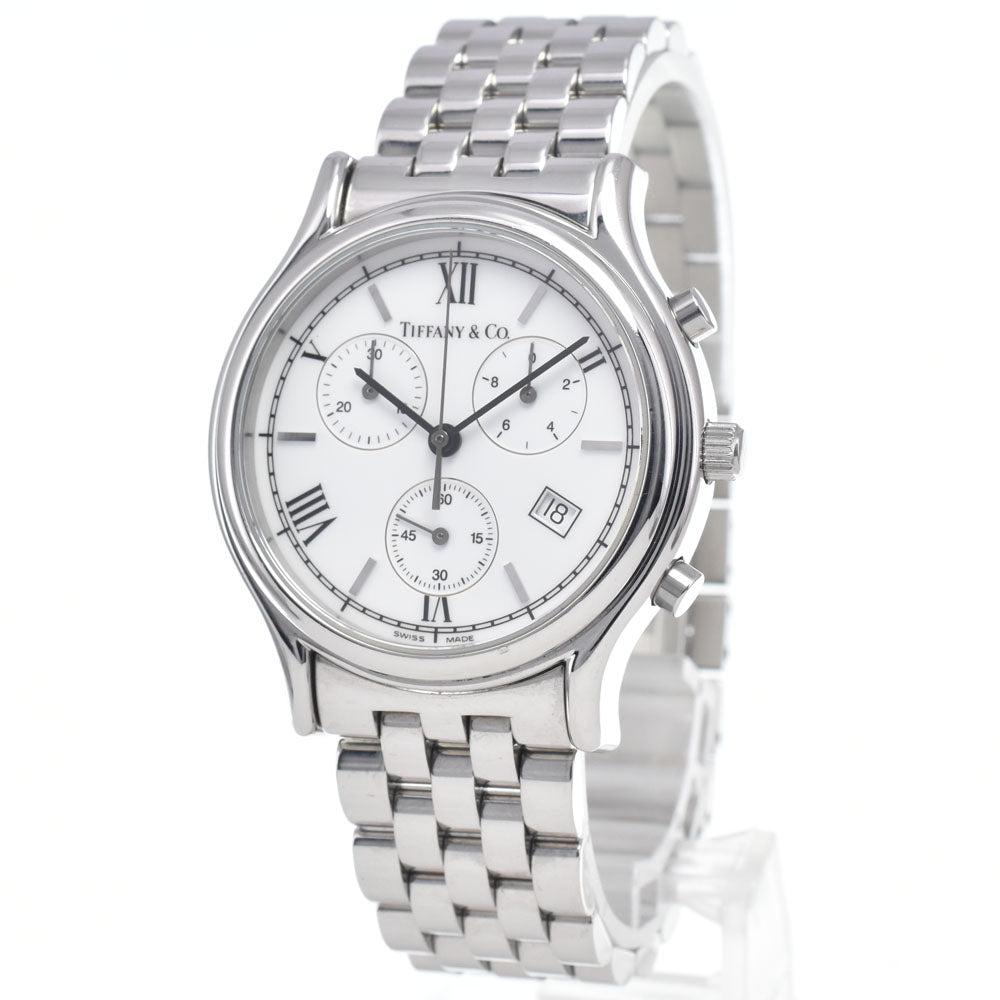 TIFFANY&Co. Classic chronograph Date Chronograph white Dial Quartz Ladies
 Watch M#148438
