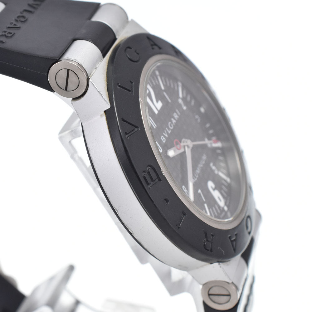 BVLGARI aluminum AL38TA Black carbon Dial Automatic Men's
 Watch L#148439