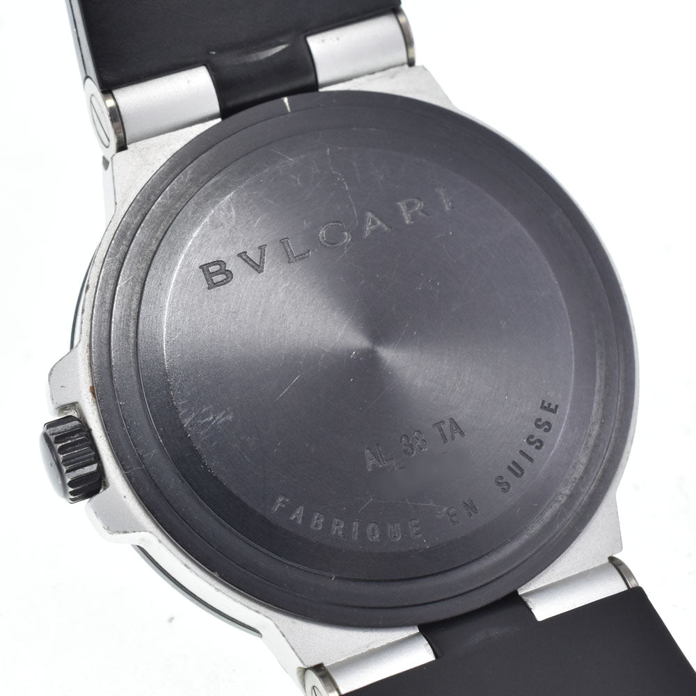 BVLGARI aluminum AL38TA Black carbon Dial Automatic Men's
 Watch L#148439